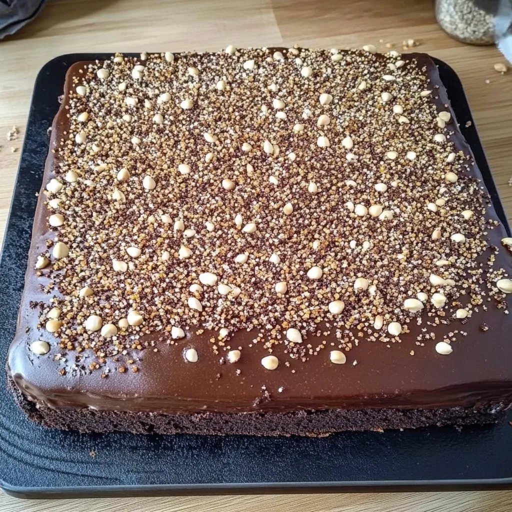 Saftiger Nuss Joghurt Blechkuchen