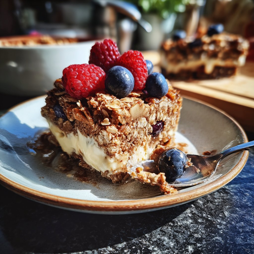 Frühstücksideen mit Beeren und Haferflocken