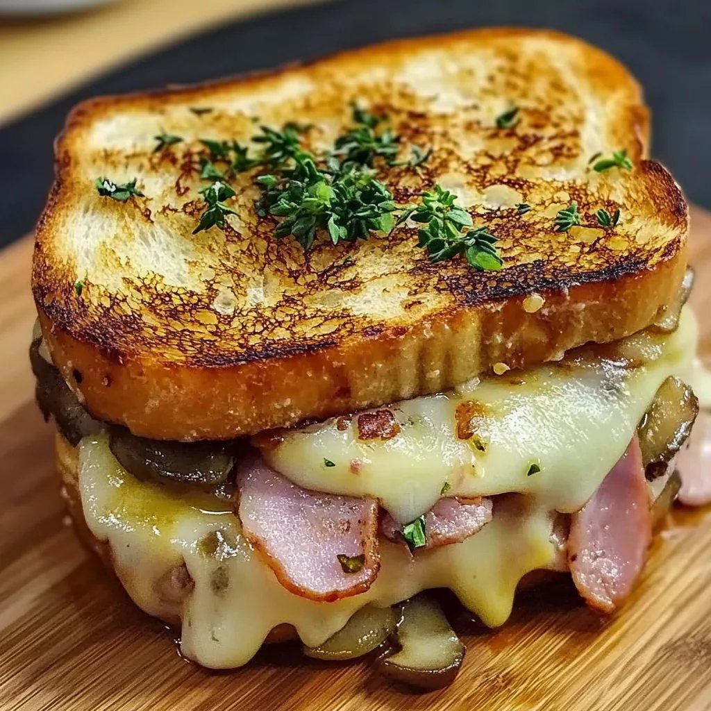 Gourmet-Pilz-Croque-Monsieur