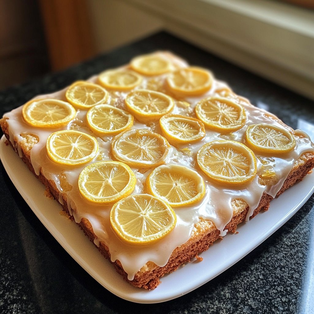 Zitronenkuchen für Gäste