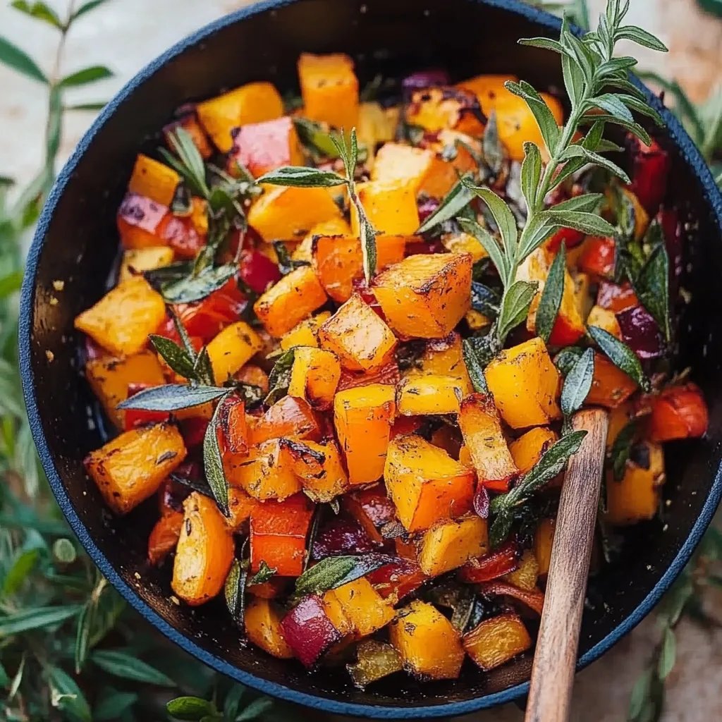 Kürbis-Gemüse-Pfanne