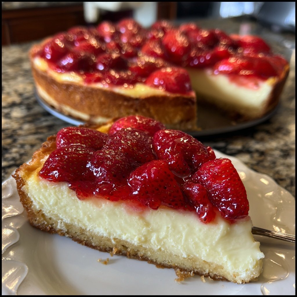 Erdbeerkuchen Mit Vanillepudding