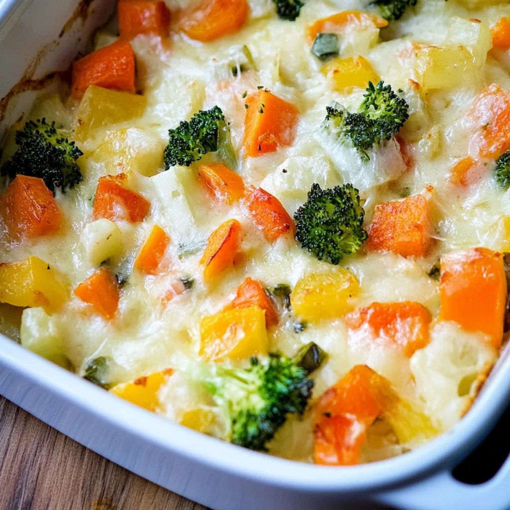 Kartoffelauflauf mit Gemüse