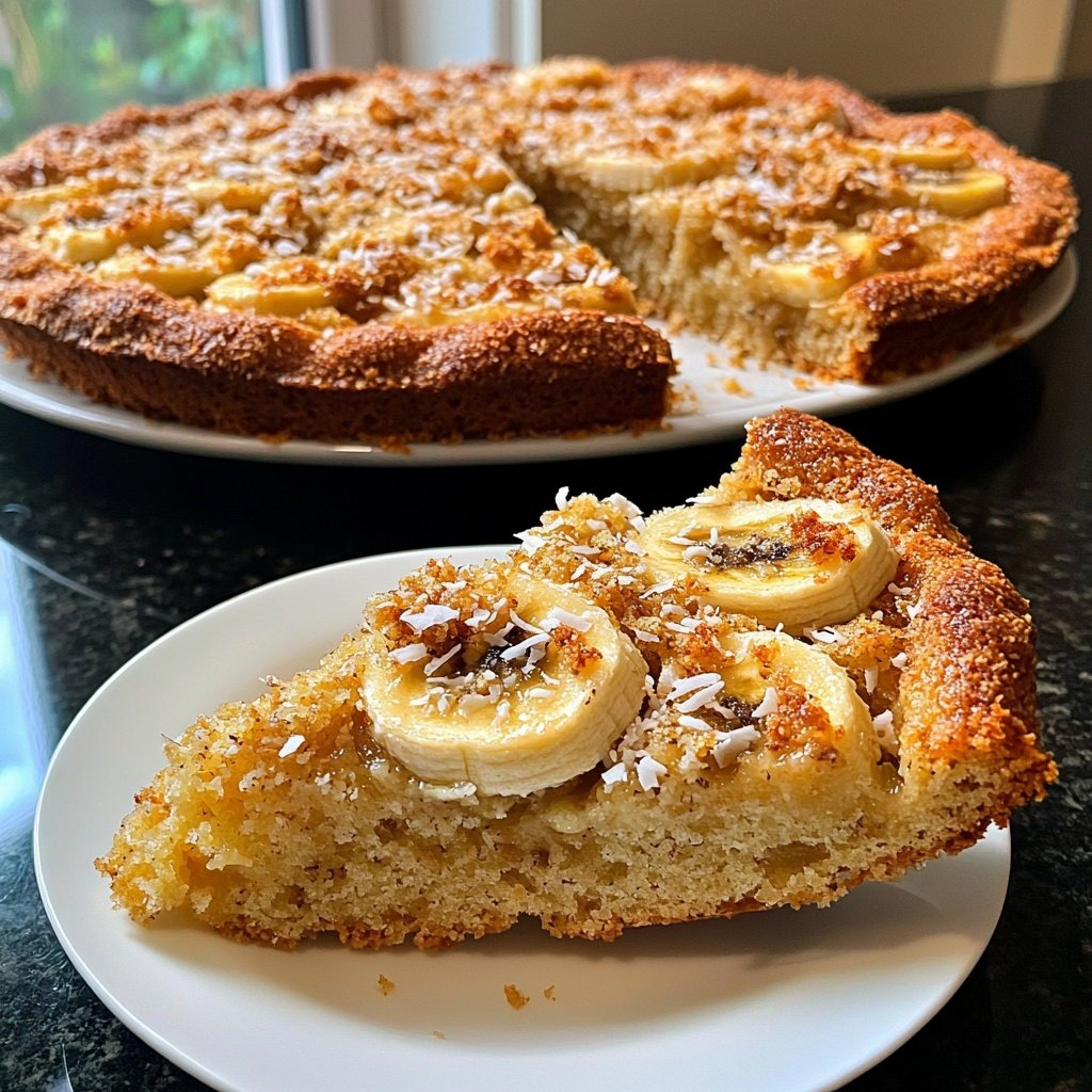 Bananenkuchen mit Kokos
