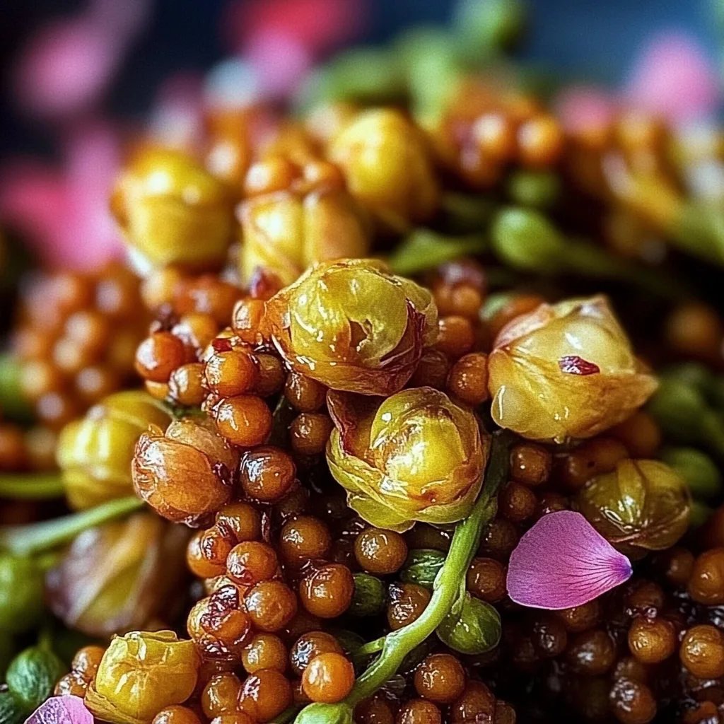 Gebratener Rosenkohl mit Berglinsen – Herzhaft und Nahrhaft!