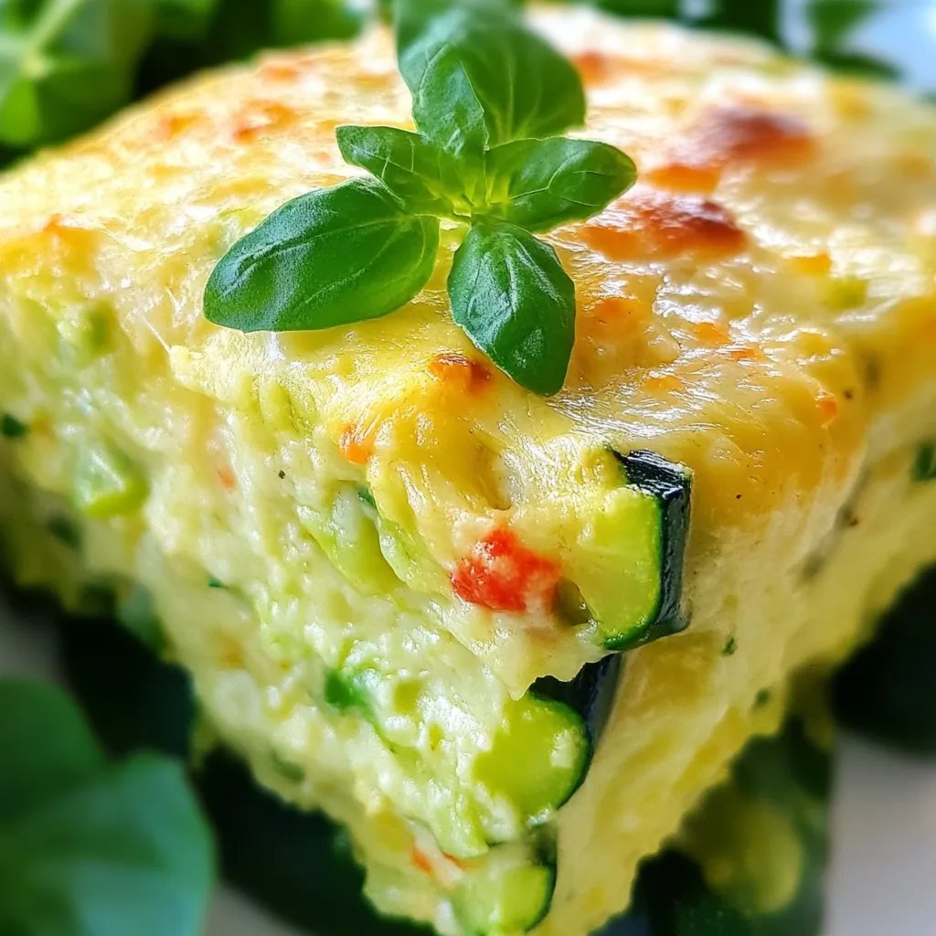 Cremiger Zucchini-Auflauf