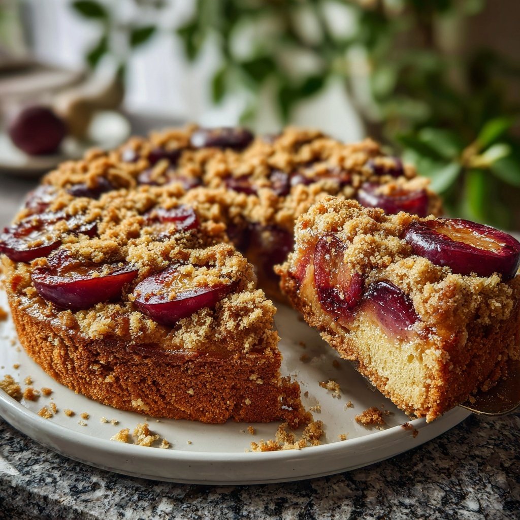 Streuselkuchen Mit Pflaumen