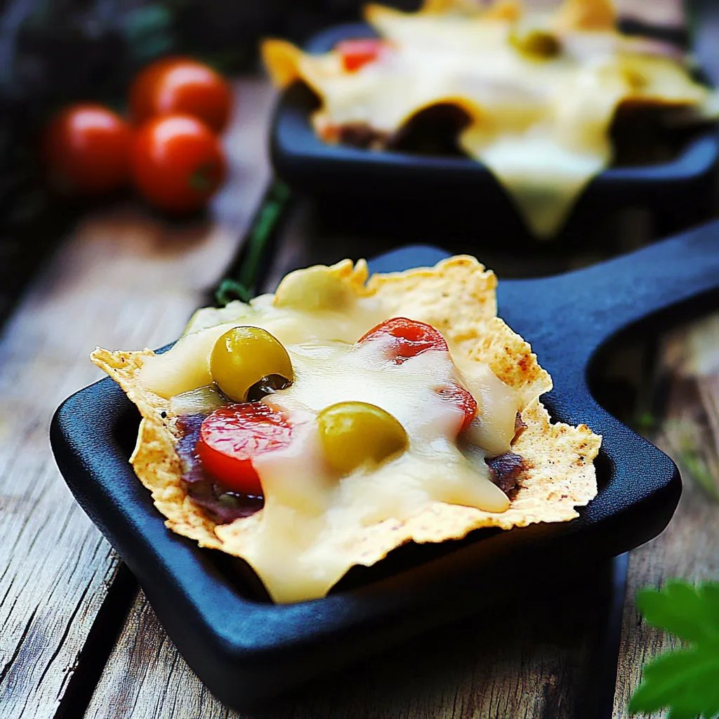 Raclette mit Käse und Fleisch