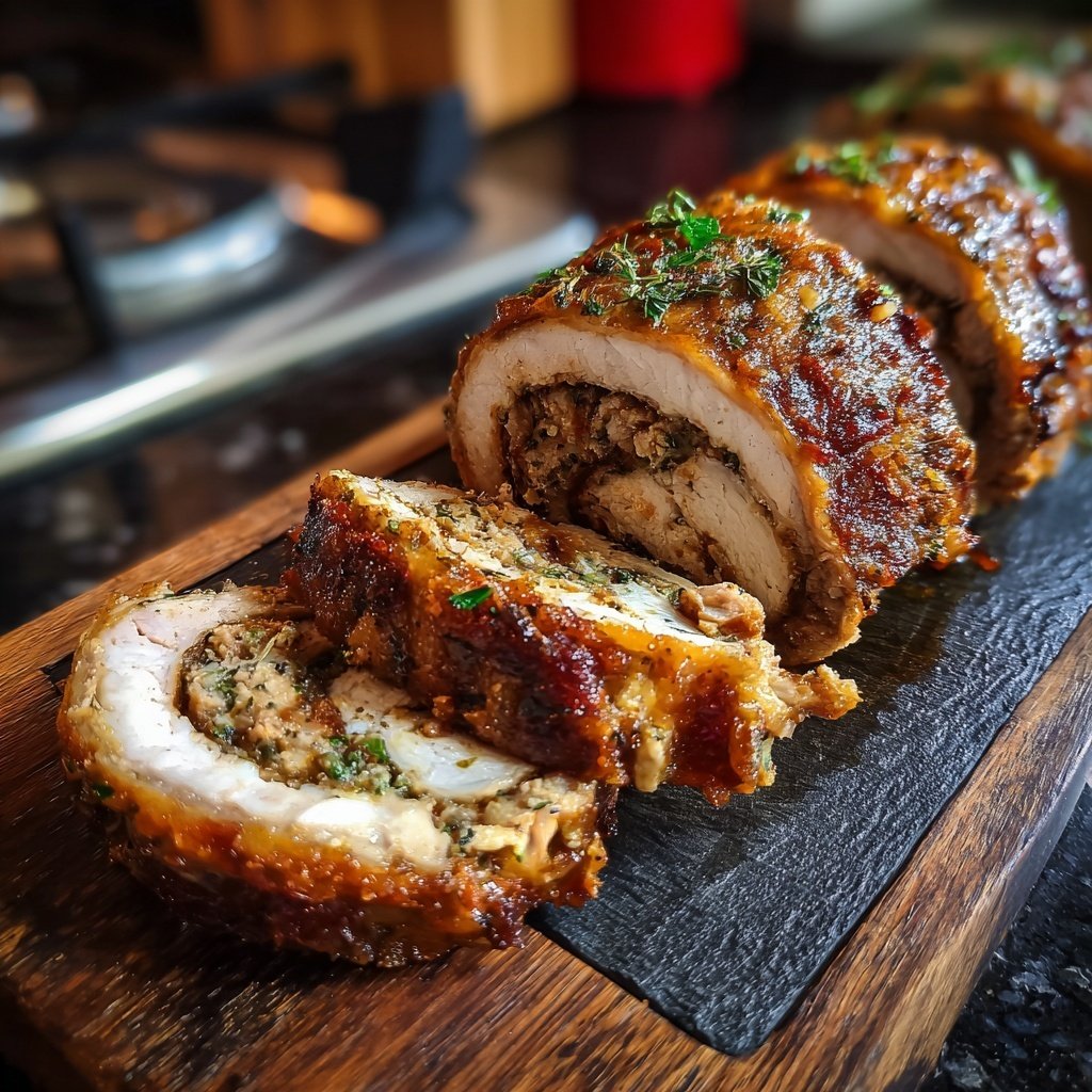 Rouladen-Schichtbraten