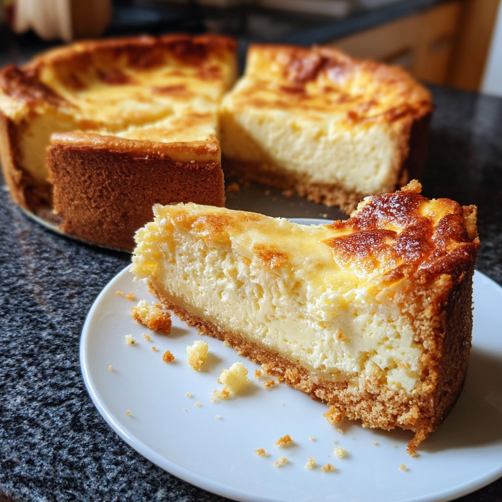 Käsekuchen mit Vanille