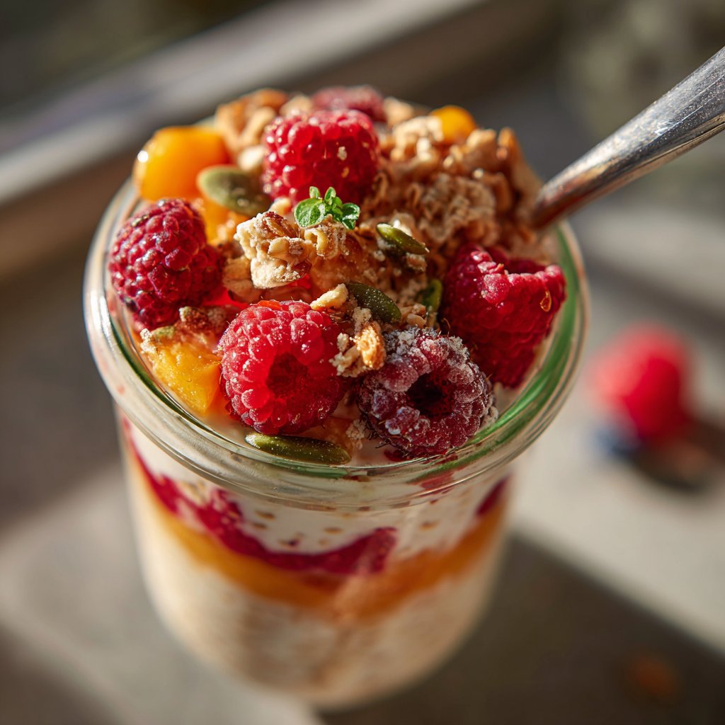 Frühstück zum Mitnehmen im Glas