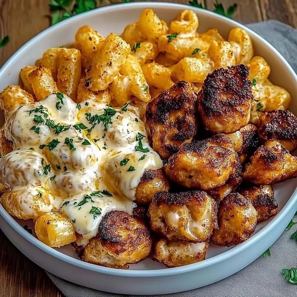 Büffelhühnchen-Makkaroni und Käse