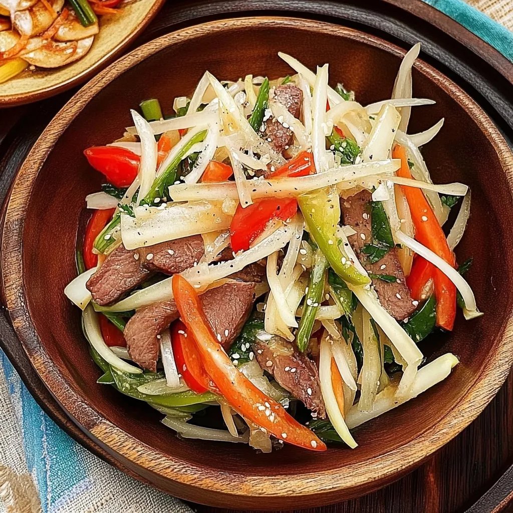 Thailändischer Rindfleischsalat