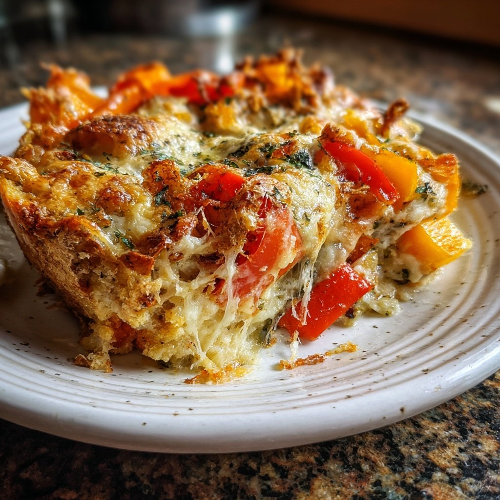 Gemüseauflauf mit Paprika