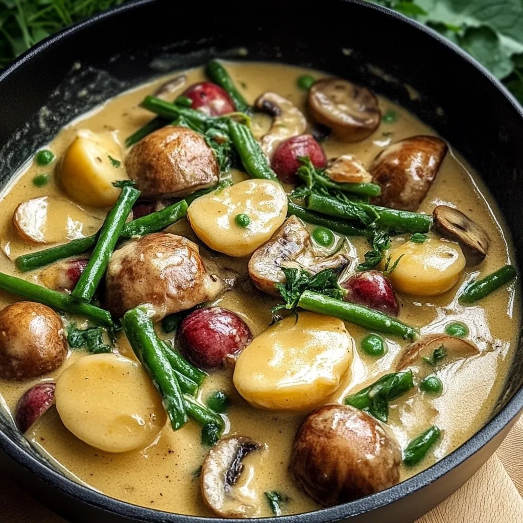 Kartoffel-Pilz-Pfanne mit Bohnen