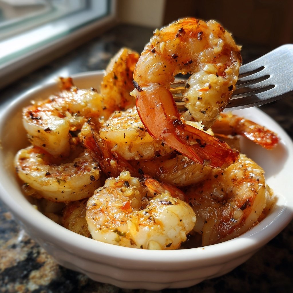 Garnelen mit Knoblauch