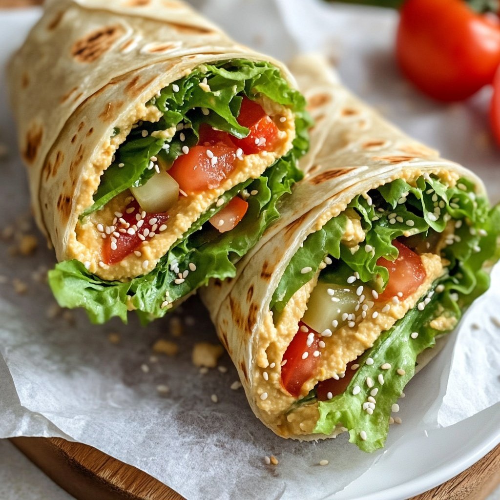 Wraps mit Hummus